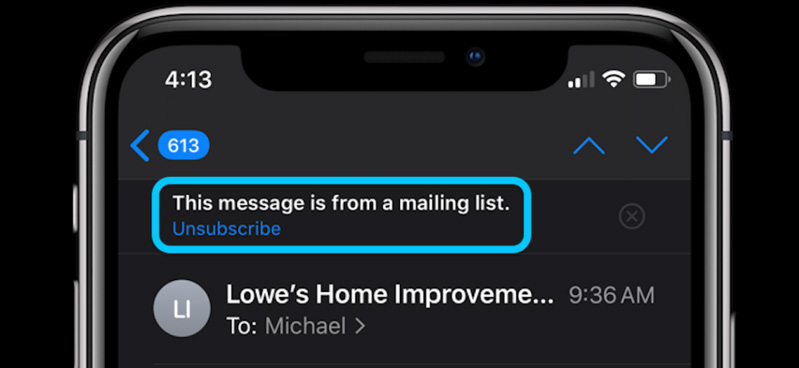 Hủy đăng ký các địa chỉ thư rác