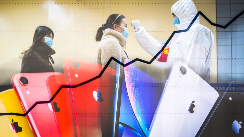Apple bị đình trệ đơn hàng do dịch corona
