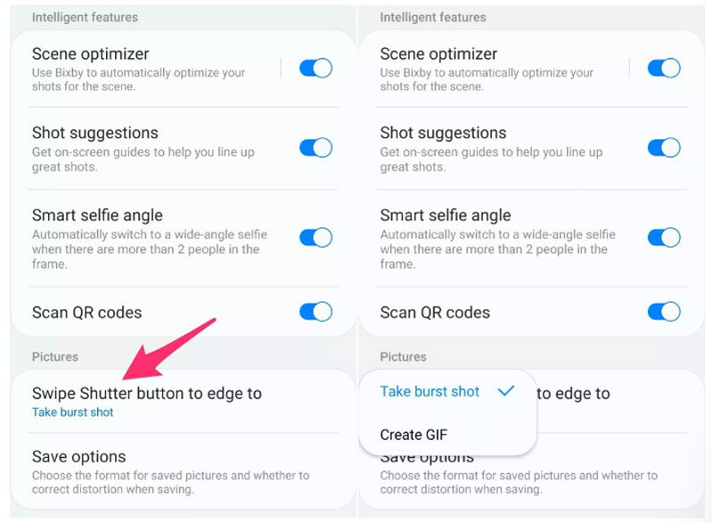Quay video trên Samsung Galaxy S20
