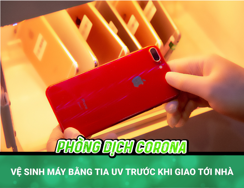 giao hàng miễn phí mùa corona hình 6 Miễn phí làm sạch máy bằng tia UV trước khi vận chuyển đến tay bạn