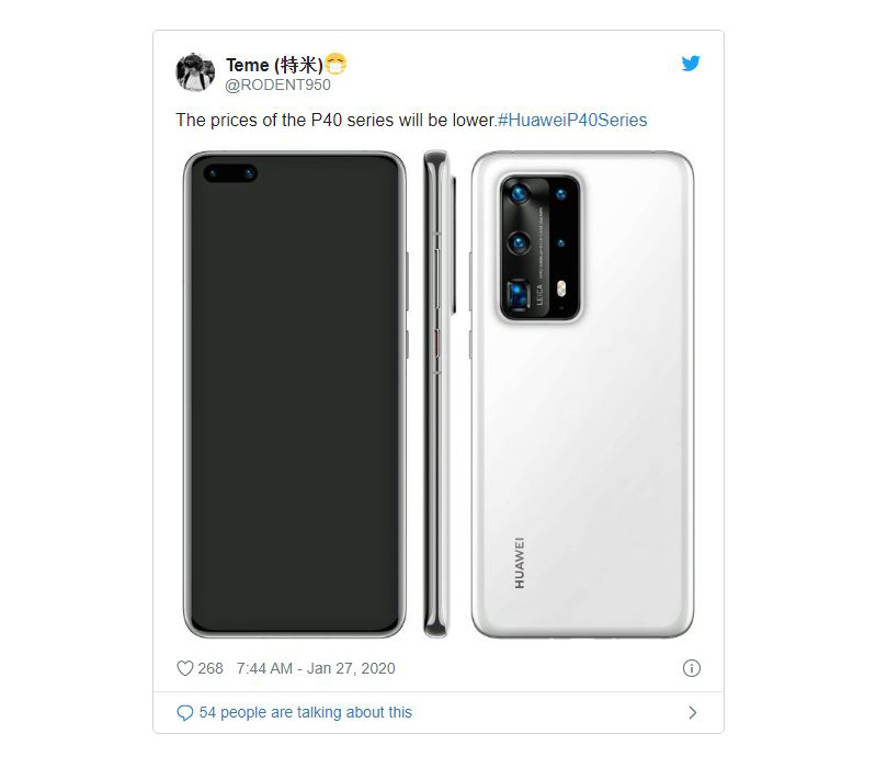 giá bán Huawei P40