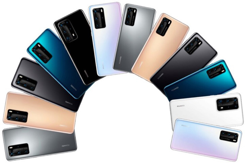 các mẫu Huawei p40