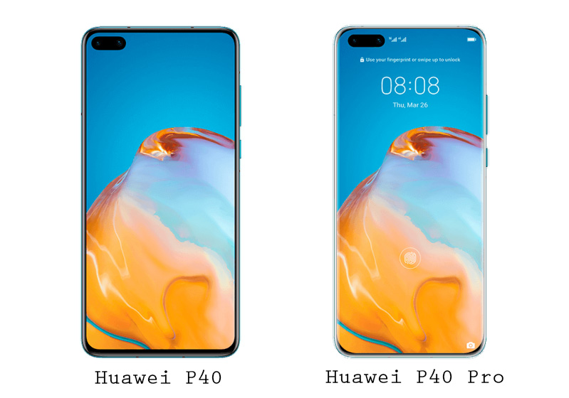 thiết kế của mẫu Huawei P40