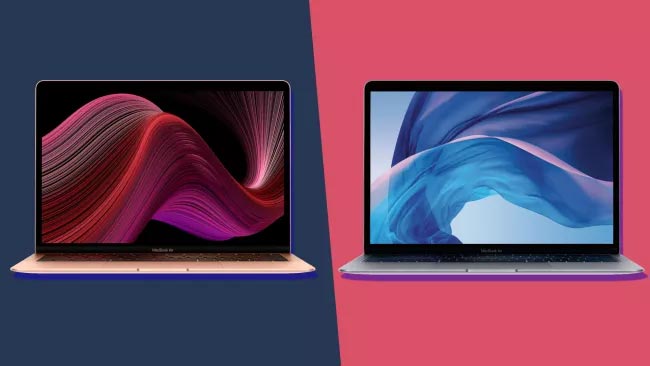 so sánh macbook air 2020 và 2019