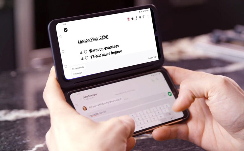 Màn hình kép trên LG V60