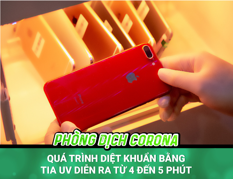 vệ sinh máy miễn phí bằng tia UV hình 5 Quá trình vệ sinh máy bằng tia UV diễn ra nhanh chóng