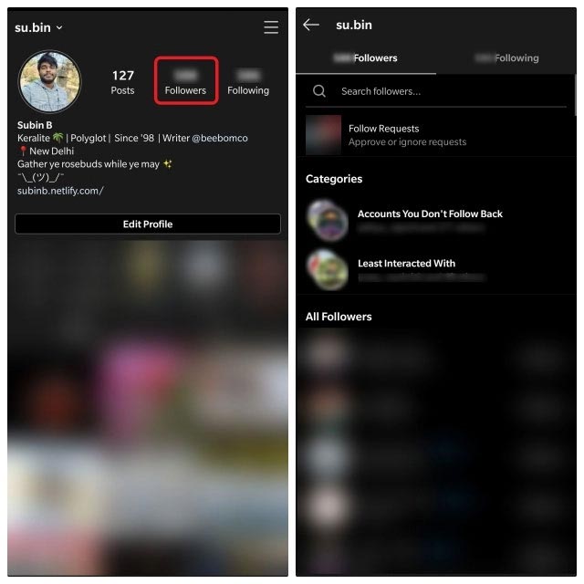 tính năng bỏ theo dõi người người dùng ít tương tác