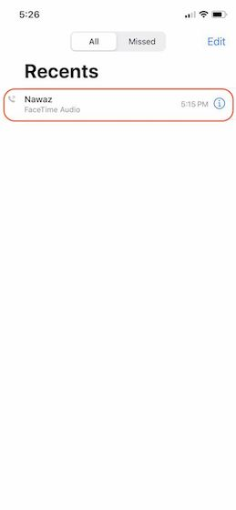 kiểm soát dữ liệu của facetime