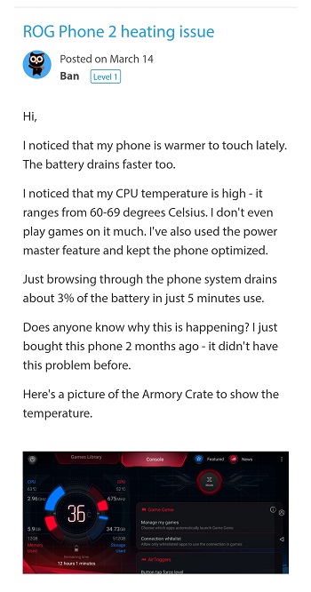 Điện thoại quá nóng