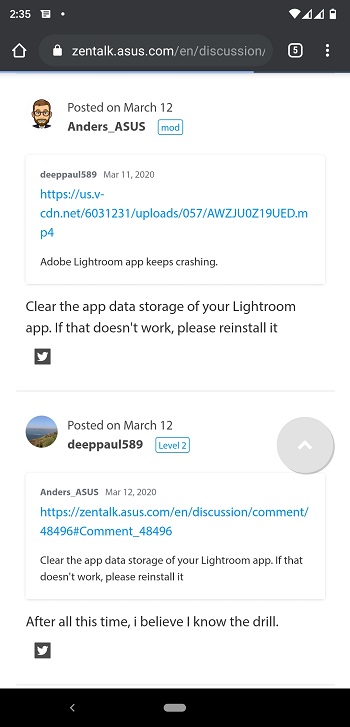 Quét vân tay liên tục không thực hiện được