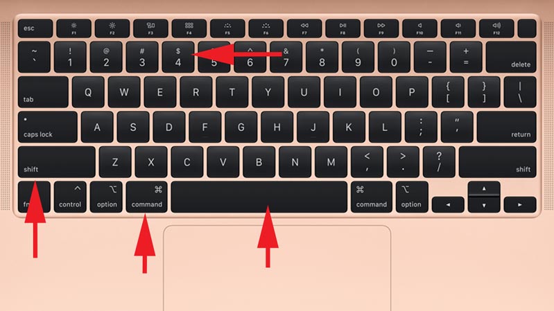 chụp một giao diện cửa sổ của macbook