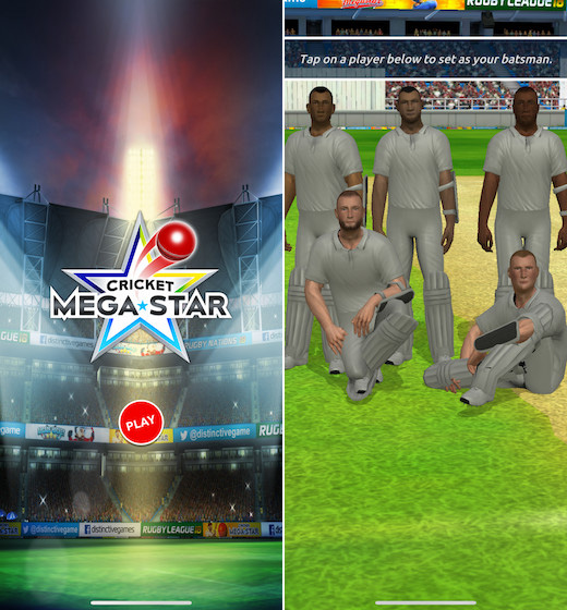 Megastar cricket trên điện thoại iPhone Megastar cricket trên điện thoại iPhone
