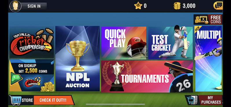 World Cricket Championship 2 trên iPad World Cricket Championship 2 trên iPad