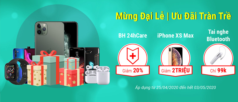 Chương trình mừng 30/4 - 1/5 hình 1 Chương trình MỪNG ĐẠI LỄ - ƯU ĐÃI TRÀN TRỀ đã mở ra