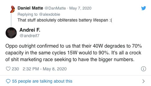 tốc độ sạc của công nghệ sạc nhanh 40w của oppo