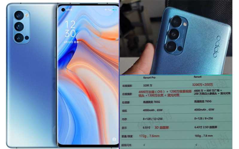 thiết kế máy ảnh của oppo reni 4 5g