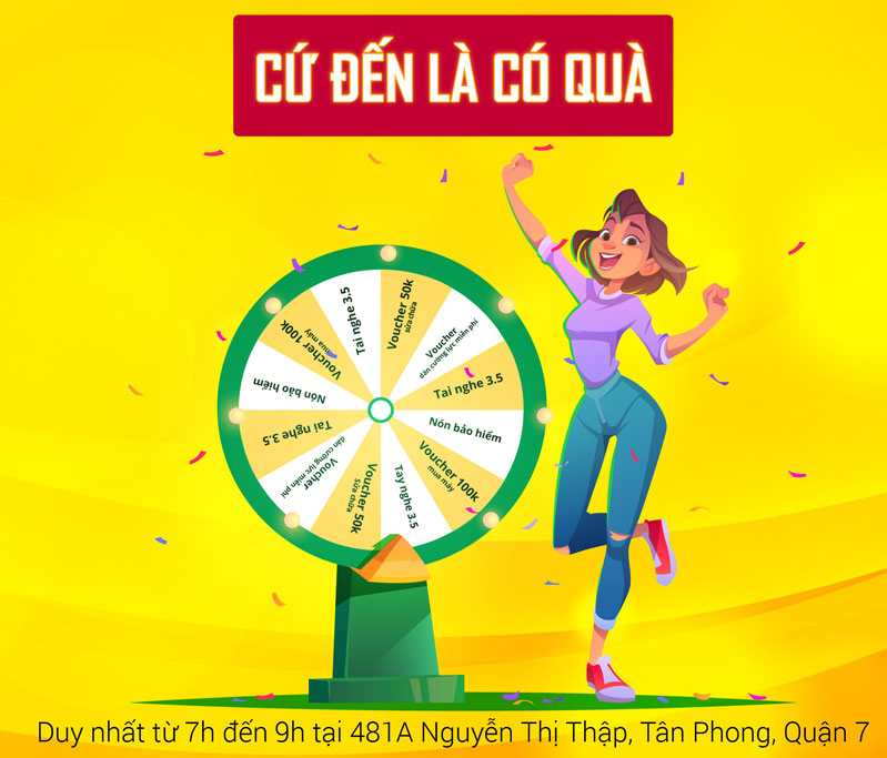 Cứ đến tham quan là 100% có quà hot