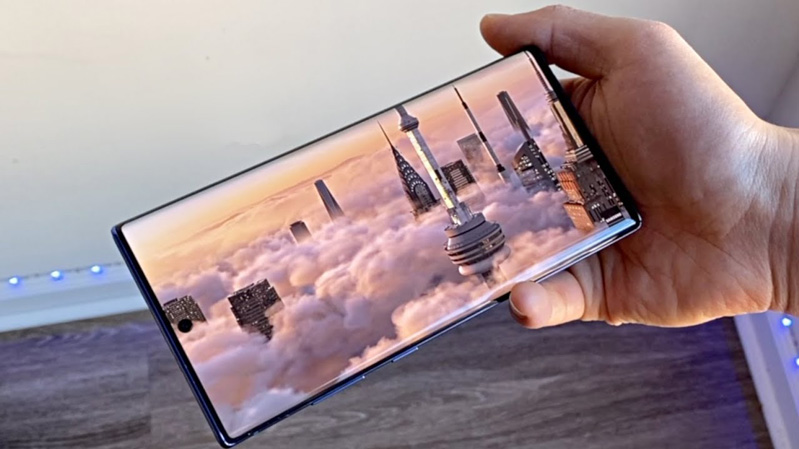 màn hình của mẫu galaxy mới