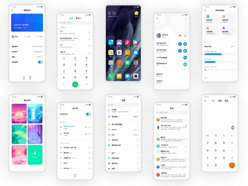 giao diện mới của phiên bản MIUI 12 