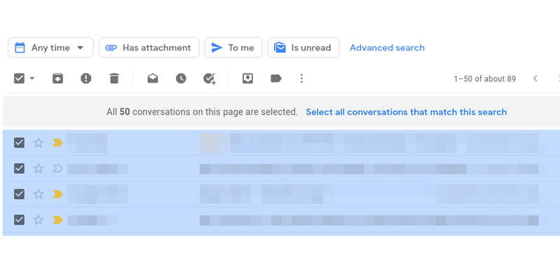 xoá email có giải phóng được nhiều bộ nhớ không