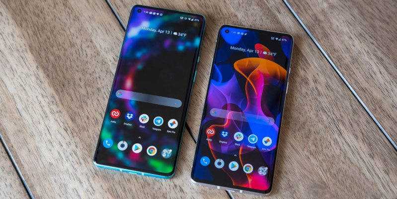 so sánh nhanh sự khác biệt giữa oneplus 8 và 8 pro