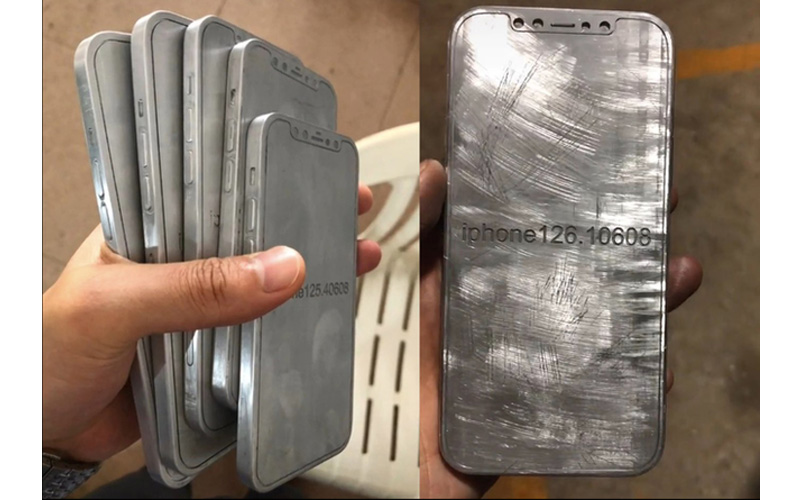 iphone 12 2 khuôn mẫu vật lý chứng minh tin đồn về thiết kế viền phẳng của iphone 12