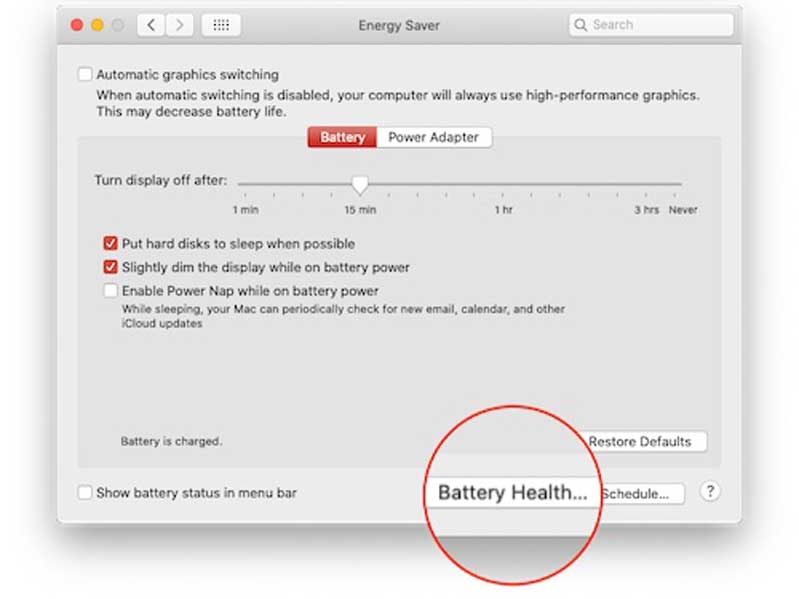 quản lý pin MacBook  hình 2 quản lý pin MacBook  để tăng tuổi thọ pin