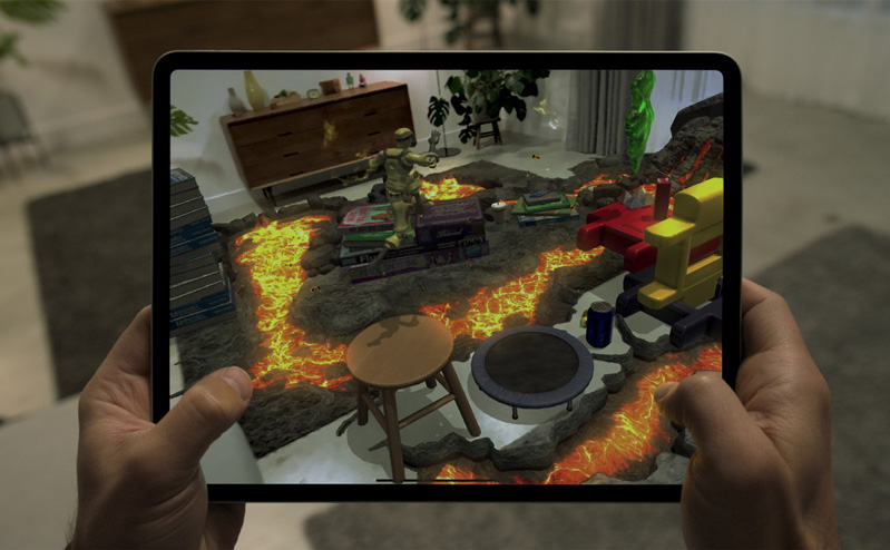 Chụp anh không gian 3D trên iPad Chụp anh không gian 3D trên iPad