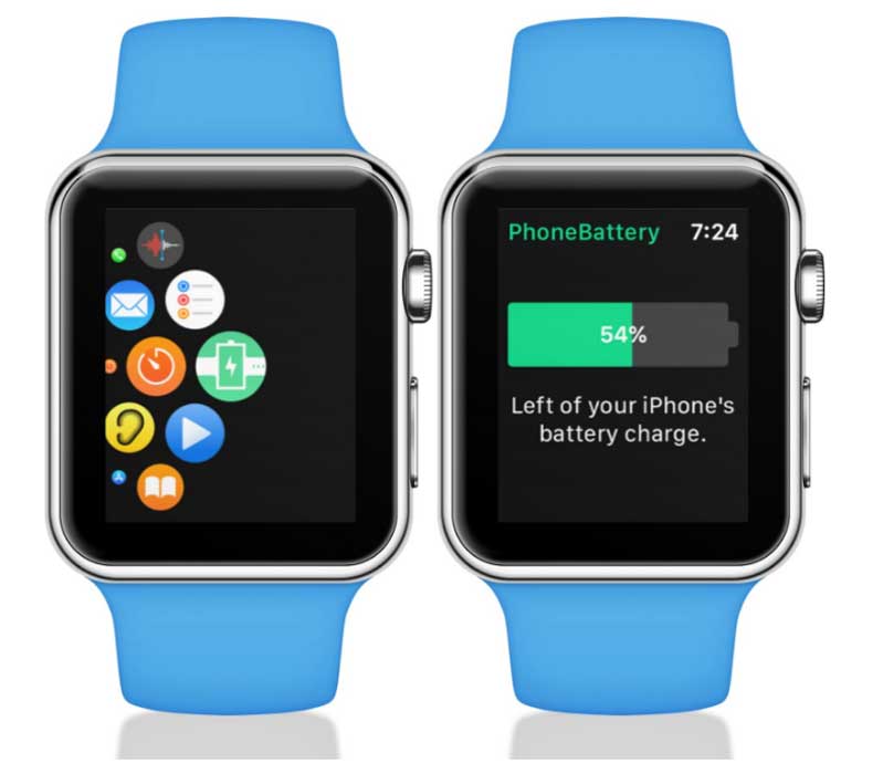 cách hiển thị phần trăm pin iPhone trên Apple Watch