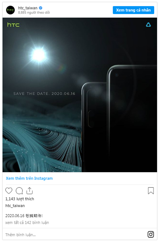 Lộ diện HTC 2020