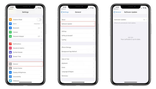 Cập nhật phần mềm iOS