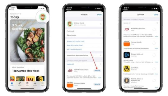 Nâng cấp phần mềm trên iOS