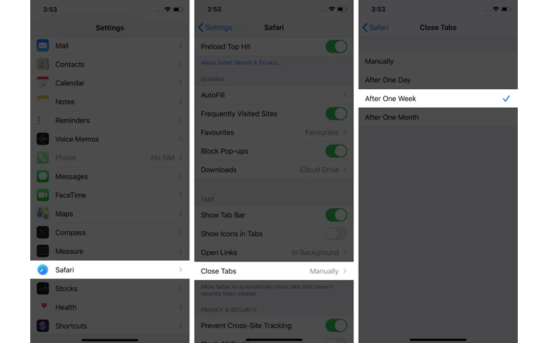 đóng nhiều tab safari cùng lúc 1 cách đóng nhiều tab trên safari