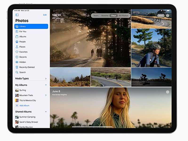 ứng dụng ảnh iPadOS 14