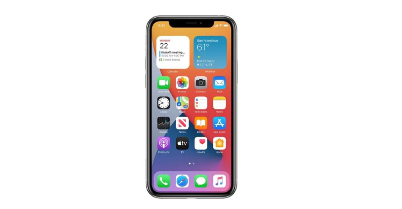 iOS14 hình 1 Widget trên iOS 14