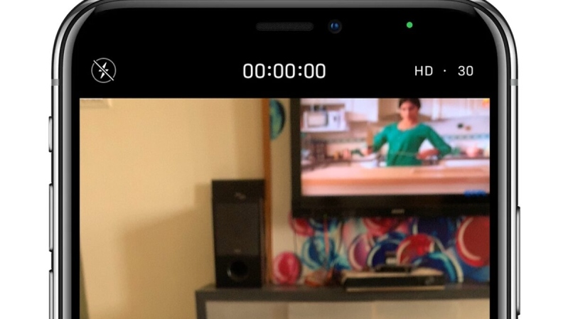 Chỉnh độ phân giải ngay trên giao diện quay phim