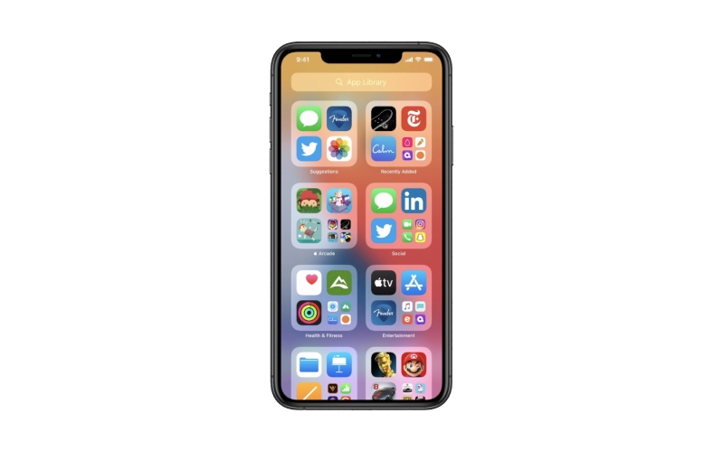 ios hình 2 Khay ứng dụng trên iOS 14
