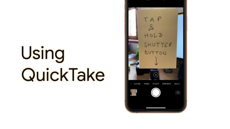 Quick Take có thể được sử dụng ở các dòng Iphone cũ ở bản iOS 14