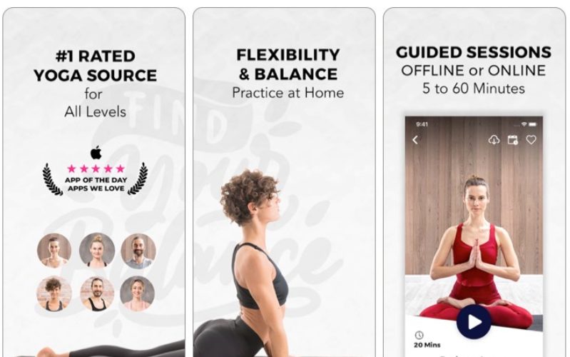 ứng dụng yoga hoa sen