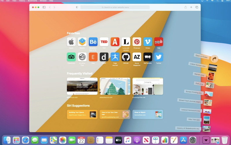 safari, macos big sur 2 giao diện safari mới như thế nào