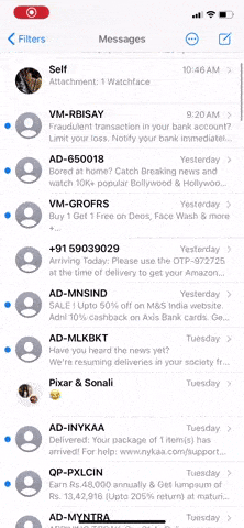 tin nhắn ios 14 Giao diện tin nhắn ở phiên bản iOS 13