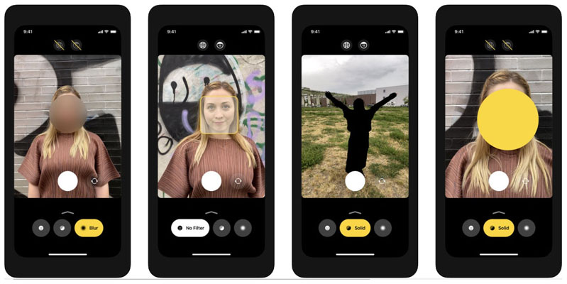 Các tính năng của Camera ẩn danh