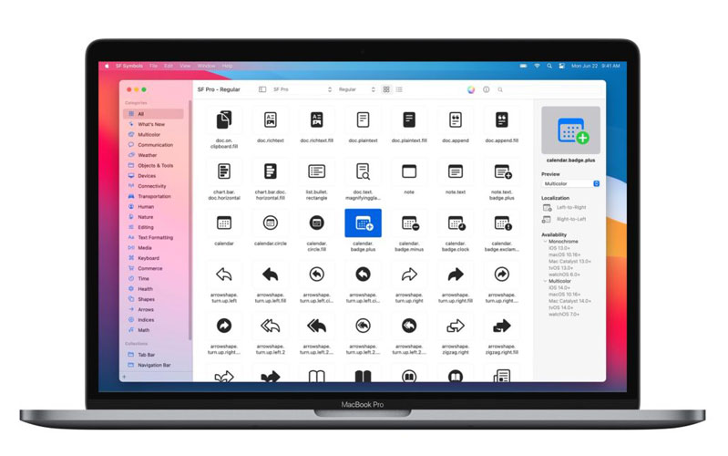 Các cải tiến mới của SF Symbols