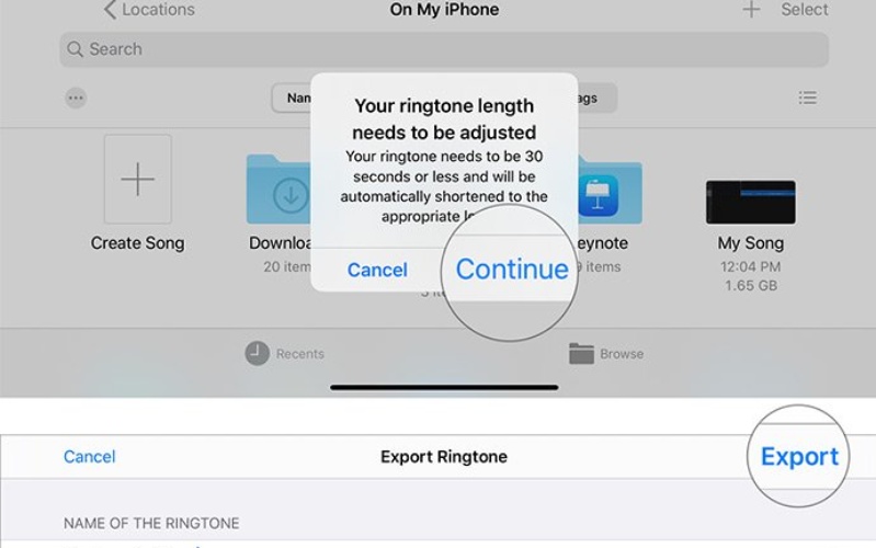 nhạc chuông iPhone hình cuối cách nhạc chuông iPhone bước cuối