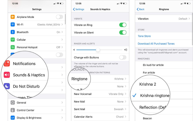 nhạc chuông iPhone hinh 1.1 cách nhạc chuông iPhone cach 2