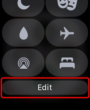 thay đổi các tiện ích ở control center