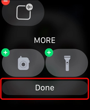 chọn done để hoàn tất các thay đổi