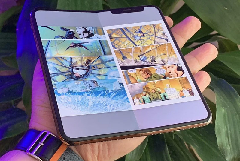 Màn hình iPhone gập Màn hình iPhone gập