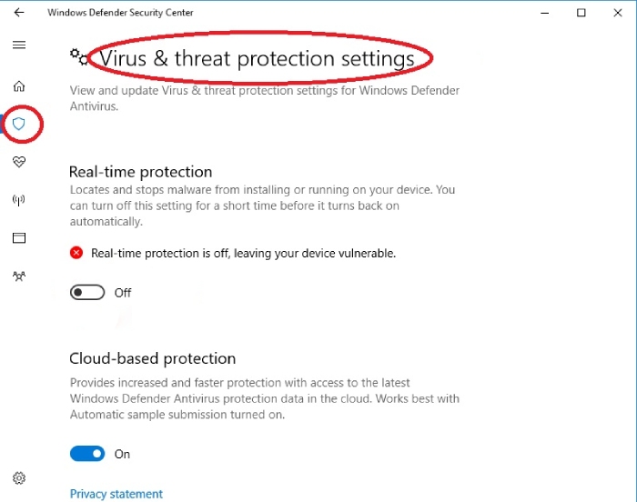 Tắt Windows Defender trên Win 10