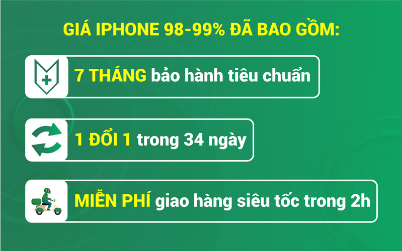 chương trình xả apple tuần 2 tháng 7 hình 2 Chính sách nổi bật khi mua iPhone cũ tại 24hStore